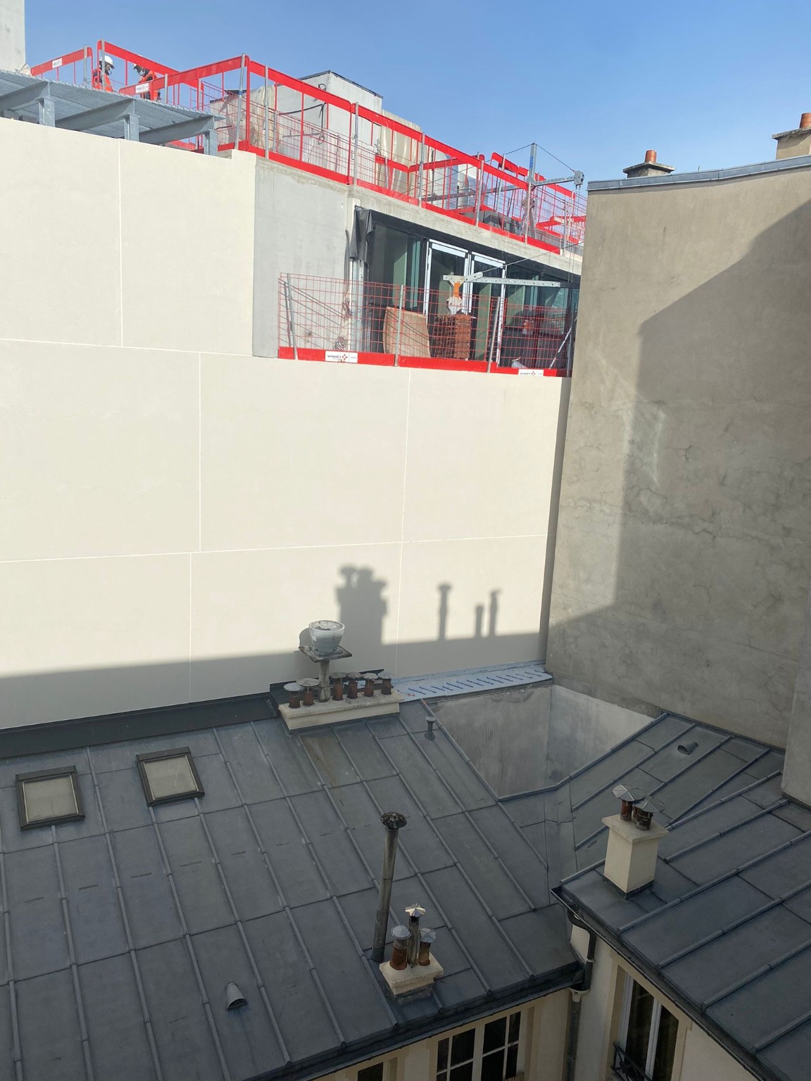 Rénovation d’un pignon après intervention
