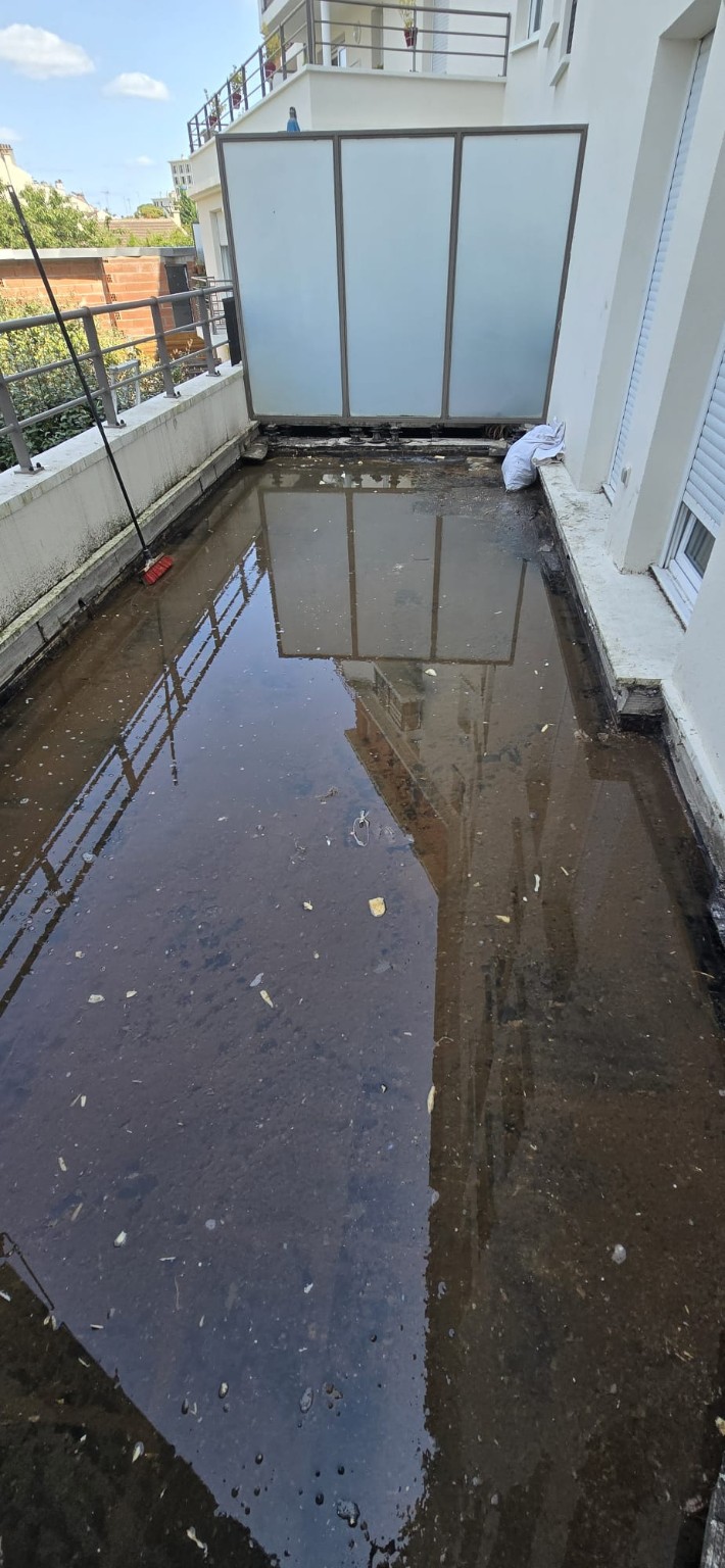 Étanchéité d’une terrasse avant intervention